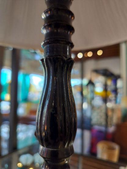 Vintage French Table Lamp in Black