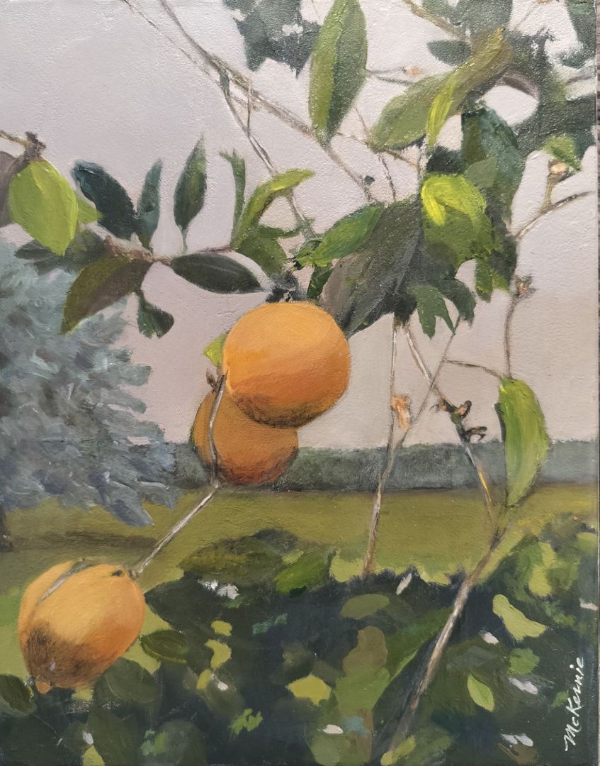 Original Art, &quot;The Lemon Grove&quot;, 2023, Signed.