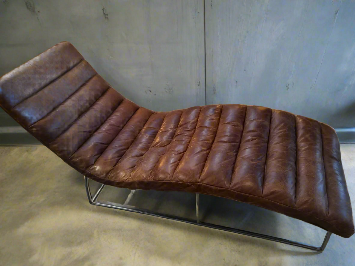 RH Timothy Oulton Oviedo Modern Chaise Lounge Chair