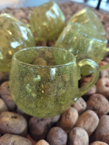 Italian Handblown Espresso Cups  SET OF 4