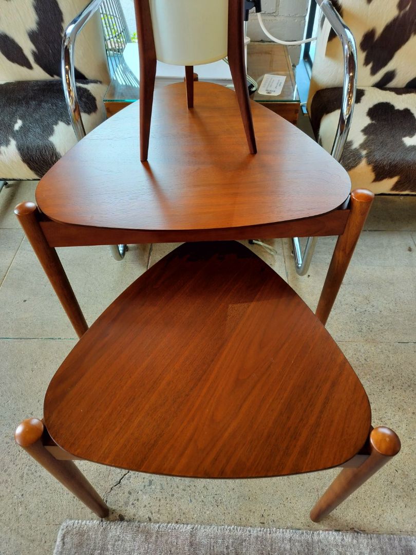 Retro Walnut Tripod Large Table