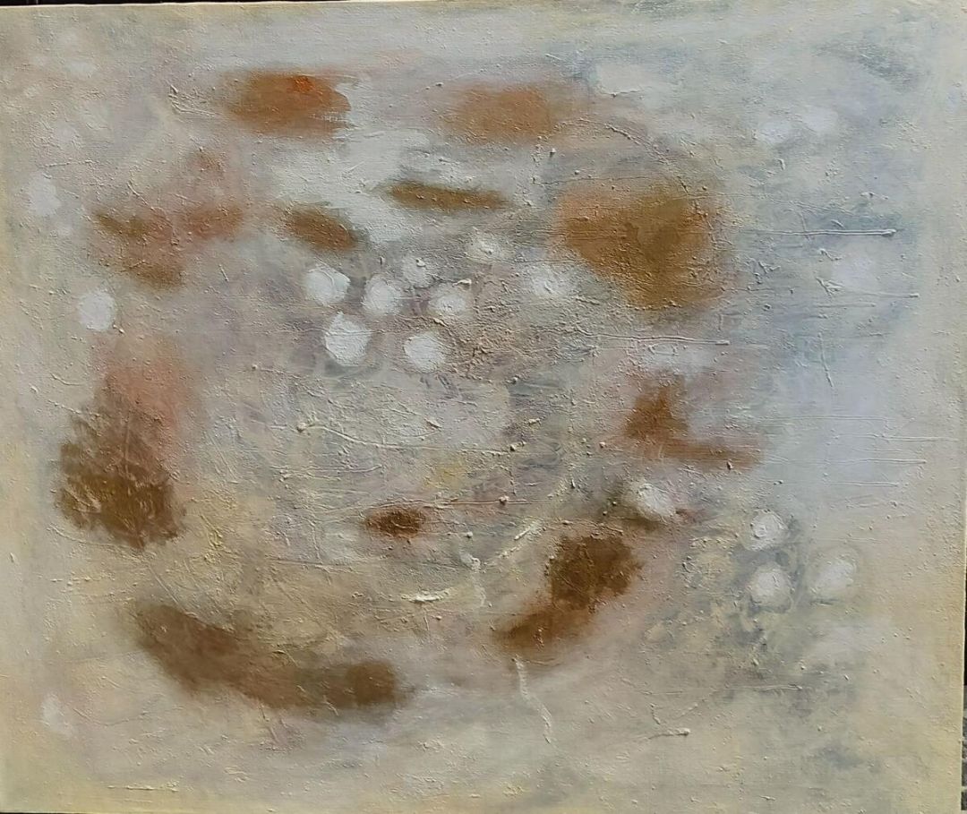 JoAnn Hughes Original Oil on Canvas &quot;The Circle is The Gate&quot;