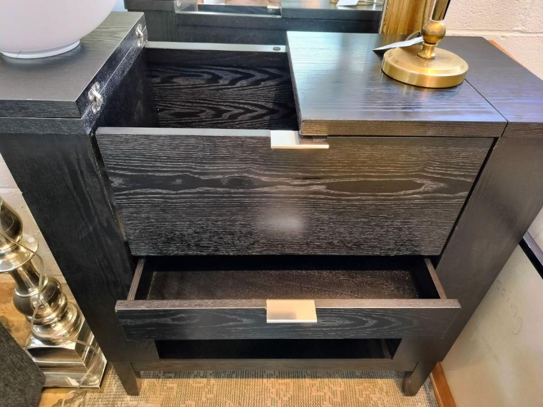 Crate &amp; Barrel Parker Bar Cabinet