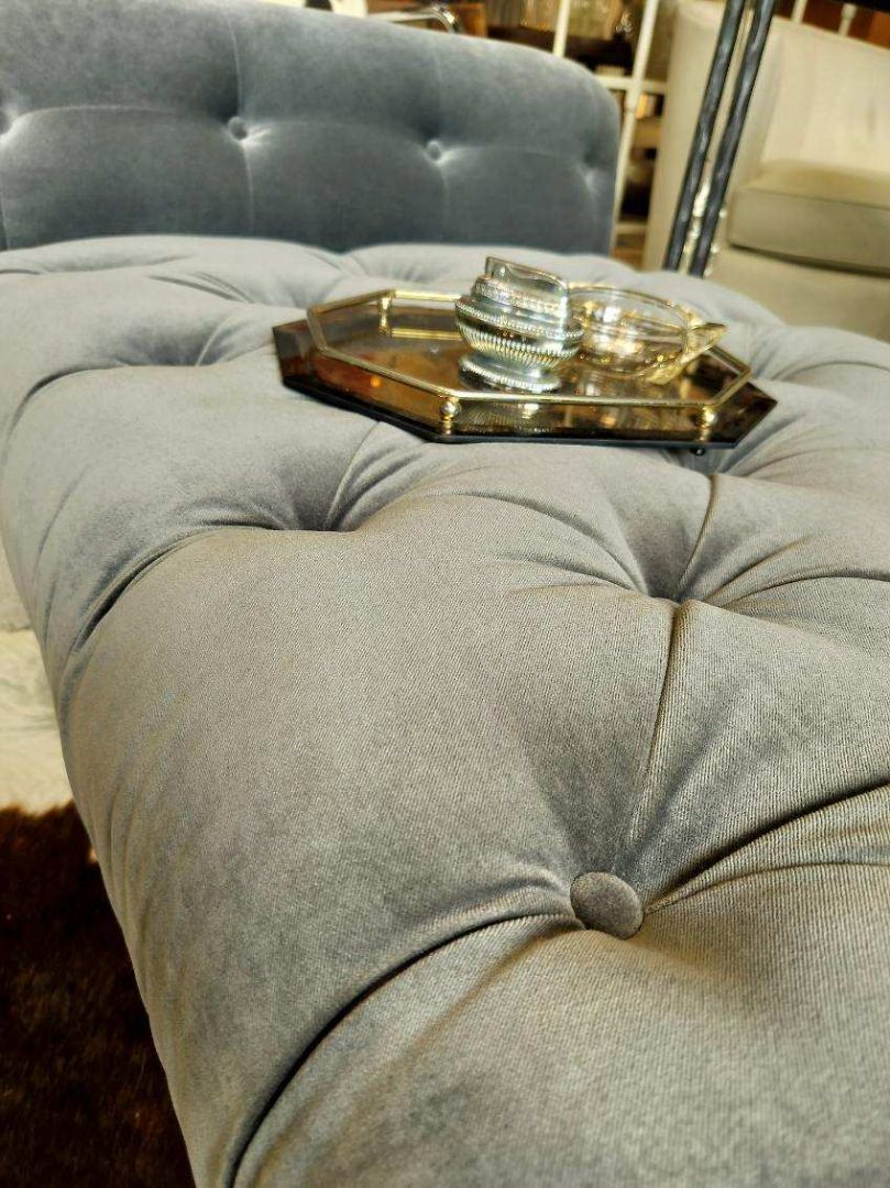 RH Camille Tufted Settee (Reg. $2195)