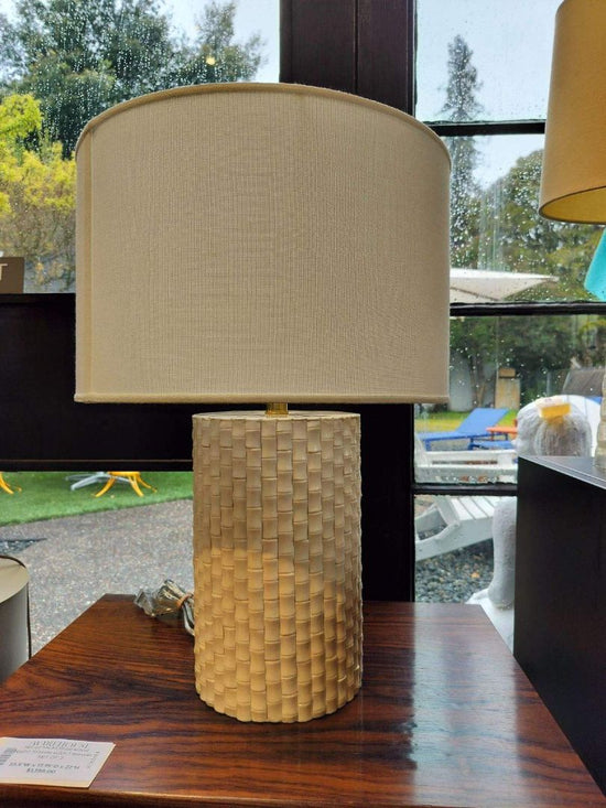 Delphine Bone Inlay Table Lamp. Serena & Lily. Staging. (Reg. $698)