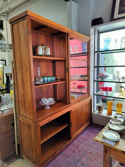 Vintage Wooden Duck Teak Large Cabinet