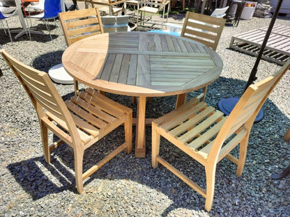 48&quot; Diam. Four Posters Solid Teak Patio Table