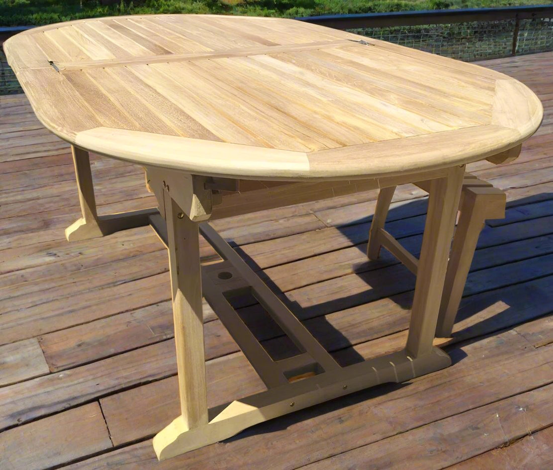 Wooden Duck Teak Extension Nicasio Table