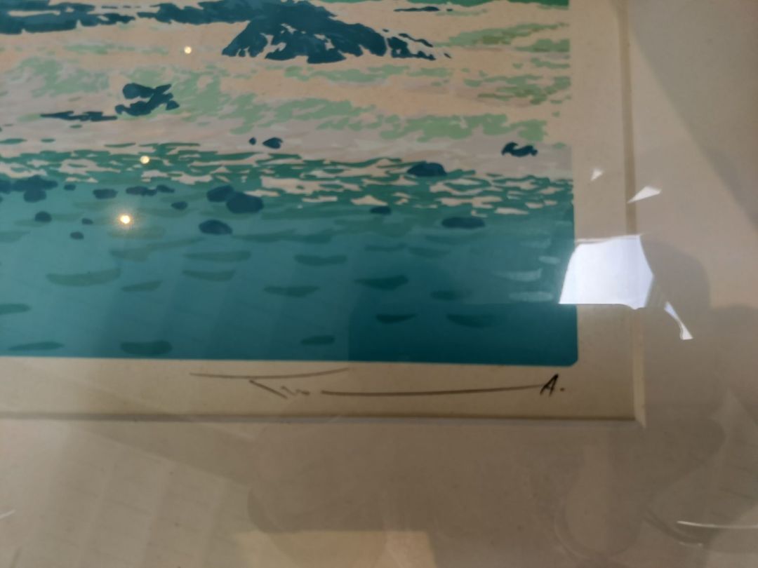 Numbered &amp; Pencil Signed Lithograph &quot;Spring Sea&quot;