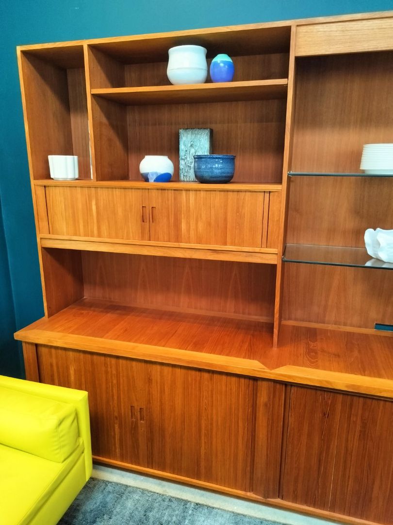 MCM Custom Teak Wall Unit