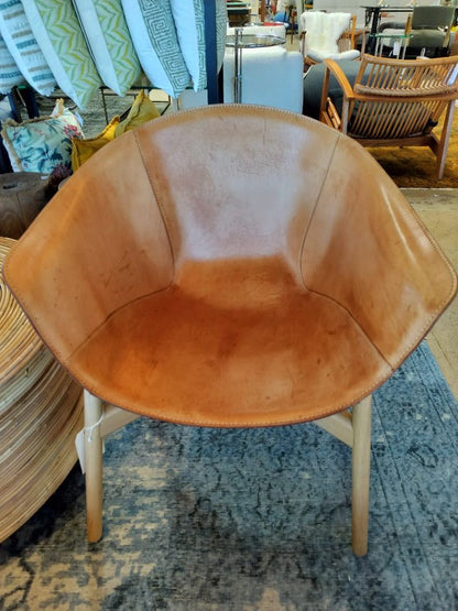 Hem/Discipline Italian Leather Pocket Chair- EACH