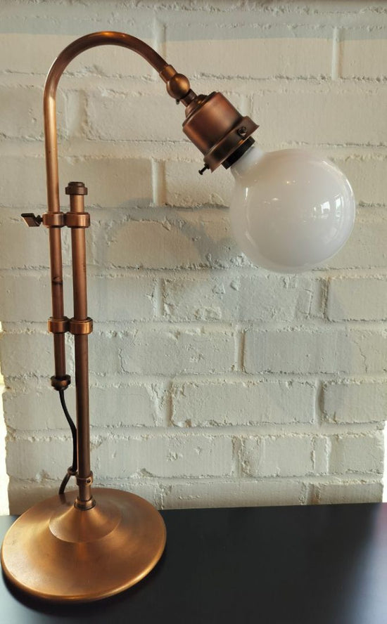 Vintage Solid Copper Adjustable Lamp