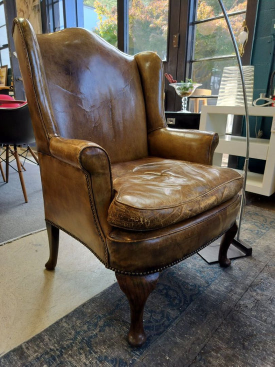 Vintage French Leather Chair