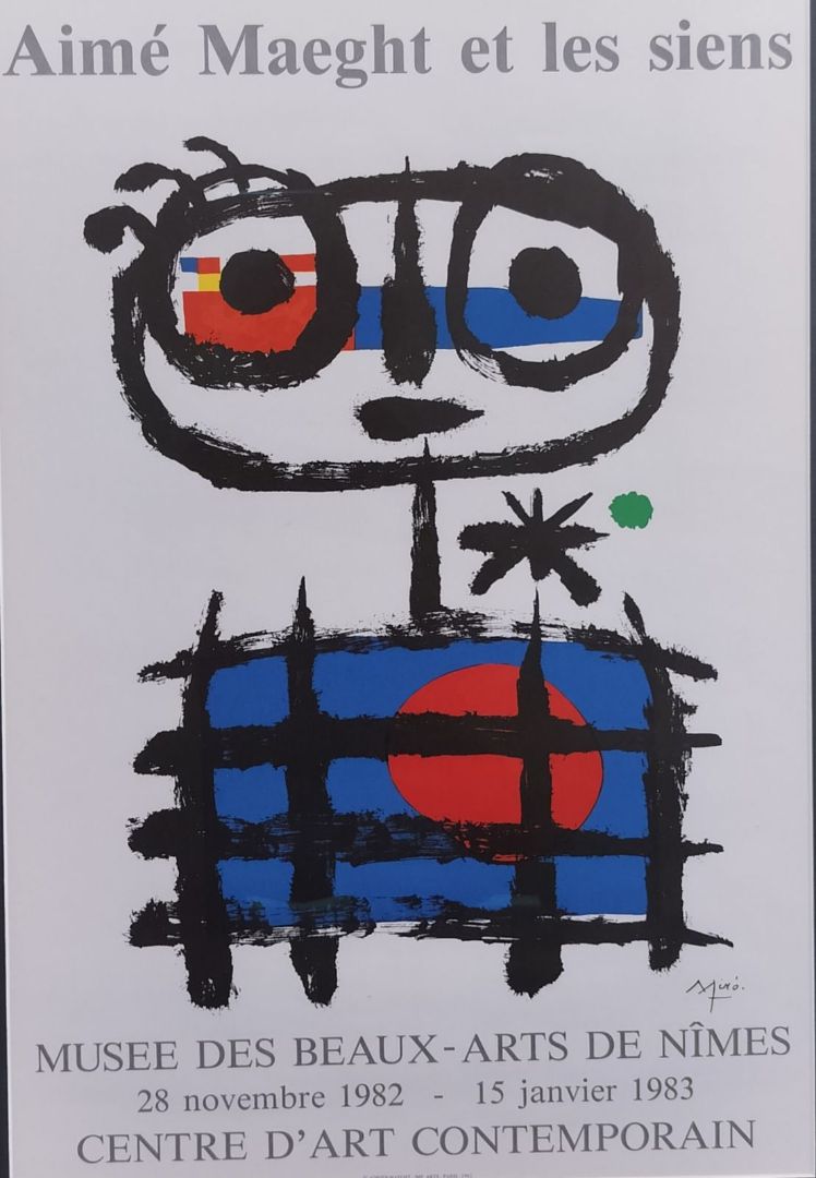 Original Poster MIRO Aime Maeght et les sien