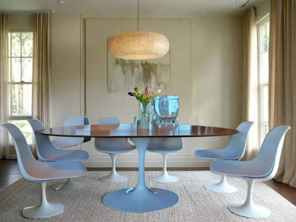 Tulip Oval Pedestal Dining Table