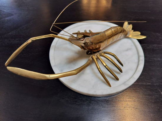 Modernest Vintage Brass Lobster