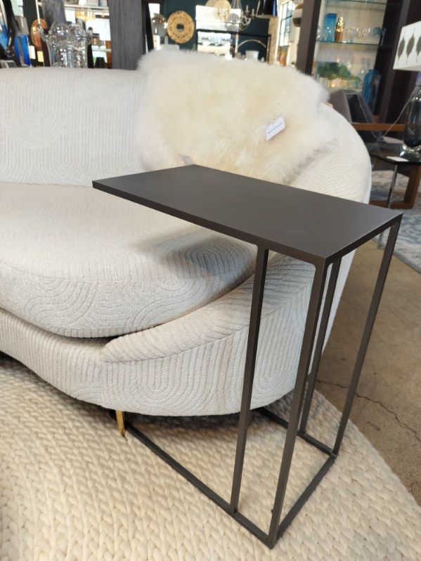 CB2 C Shape Side Table