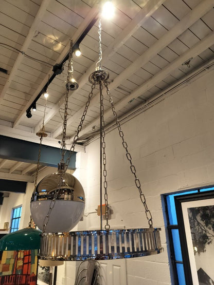 *CHP Urban Electric Company Polished Nickel Pendant (Reg. $8400)