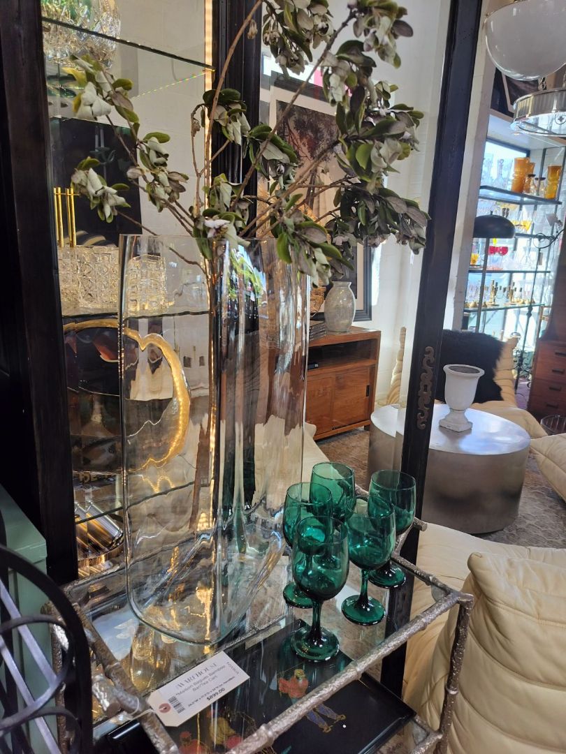 Extra Large Clear Glass Vase