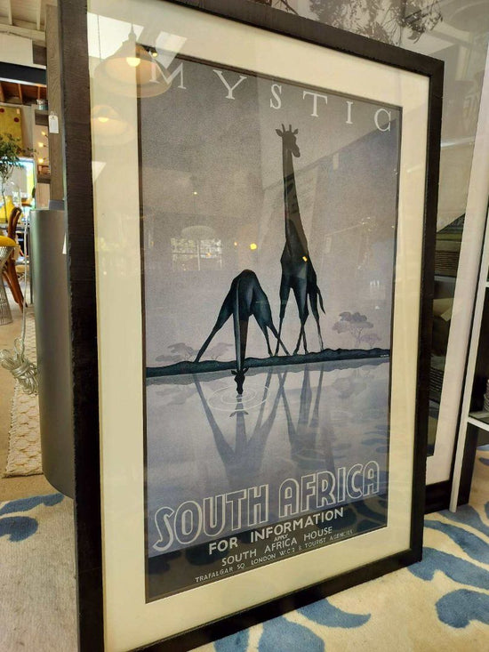 Mystic Poster Art (South Africa). Black Frame.