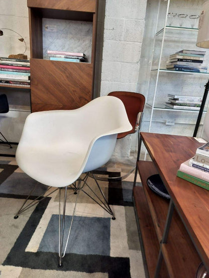 Eames Molded Plastic Armchair in White. (Reg. $595)