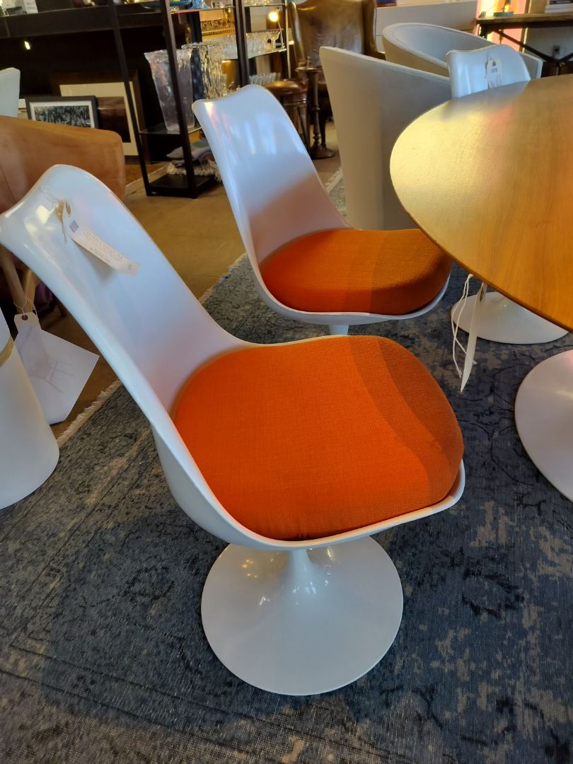 Authentic Knoll Tulip Swivel Side Chair. EACH