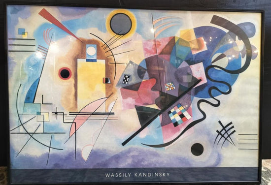 Wassily Kandinsky Poster, Framed.