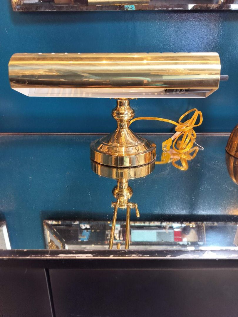 Brass Vintage Articulating Task (Piano) Lamp