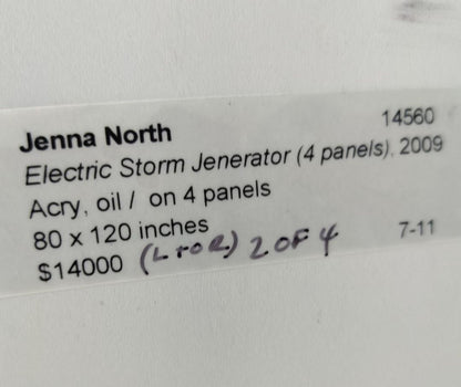 *Original Art &quot;Electric Storm Jenerator&quot; by Jenna North. Acrylic &amp; Oil. 2009. (Reg. $14,000)