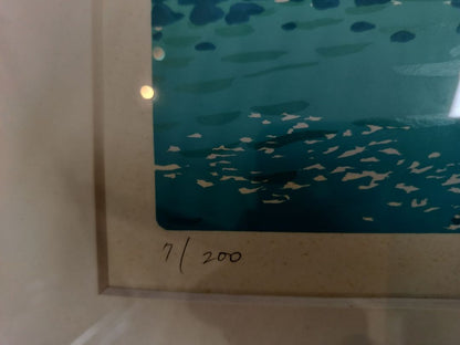 Numbered &amp; Pencil Signed Lithograph &quot;Spring Sea&quot;