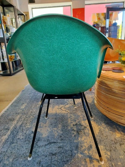 Fiberglass Shell Arm Chair in Green by Cole Steel EACH