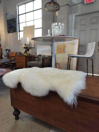 Sheepskin Rug by Room &amp; Board.