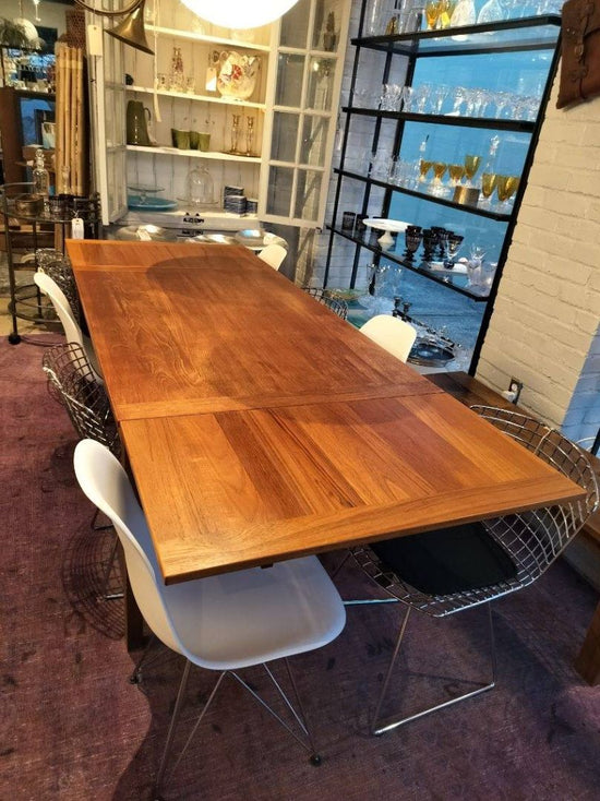 Ansgar Mobler Teak extendable dining table