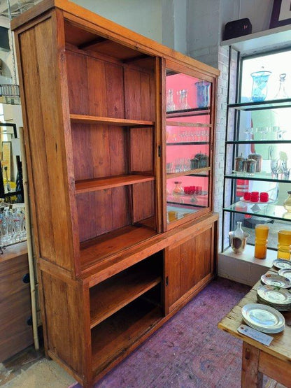 Vintage Wooden Duck Teak Large Cabinet