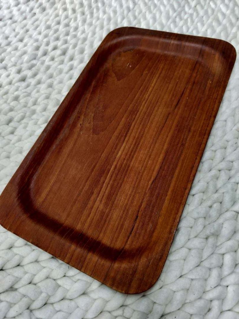 MCM Rectangular Tray. Teak