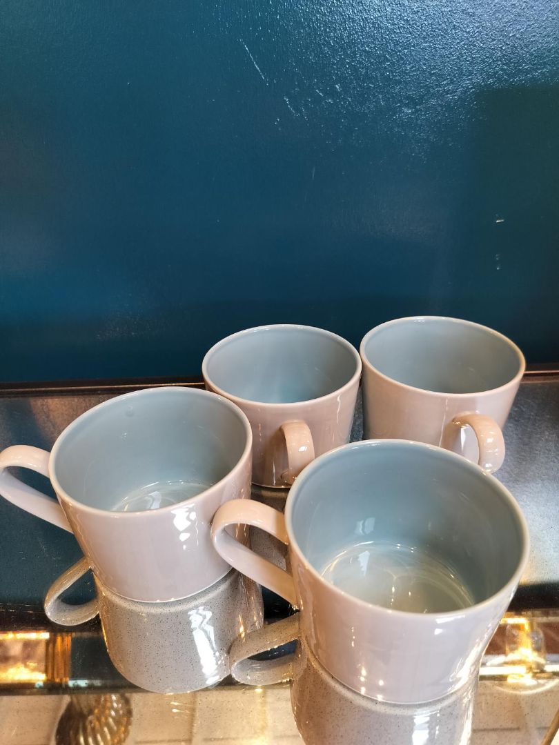 Dansk for Crate &amp; Barrel Kyra Porcelain Mugs