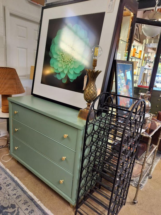 Vintage Sage Green 3 Drawer Dresser.