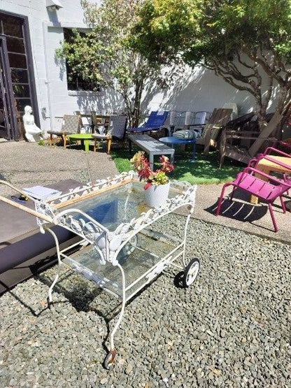 Vintage Outdoor Bar/ Flower Cart