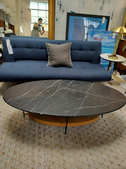 Thomas Bina Olivia Coffee Table with Black Marble Top