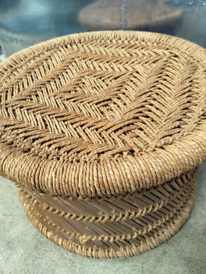 Vintage Occasional Tables in Natural Fiber (SET OF 4)