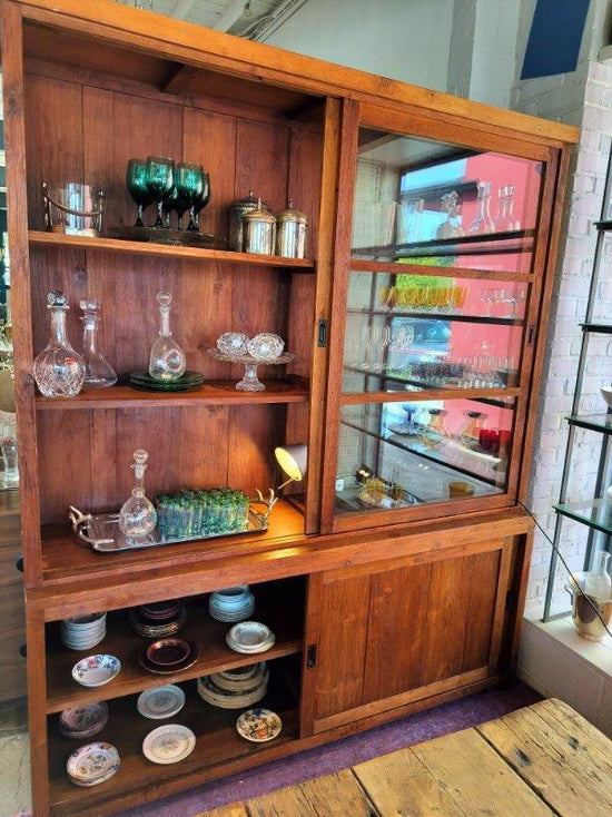 Vintage Wooden Duck Teak Large Cabinet