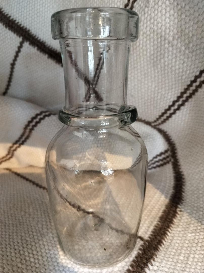 Vintage Milk bottle vase from France