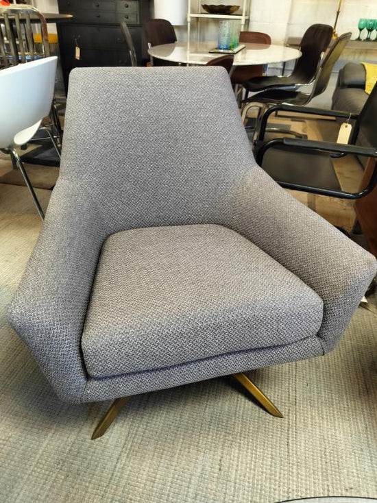 Article Spin Desert Gray Swivel Chair