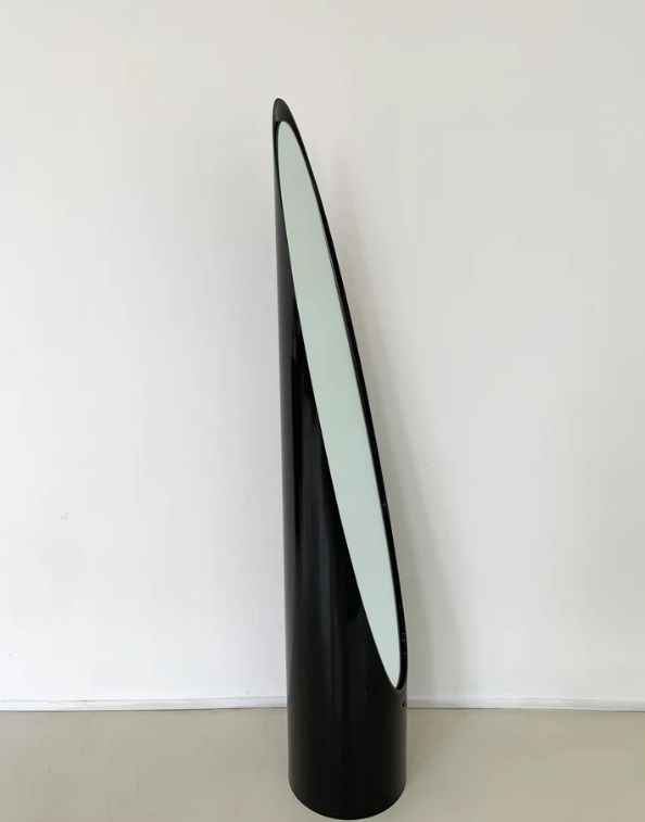 Robert Lecal French Mid-Century Modern Floor Mirror for Chabrieres &amp; Co.