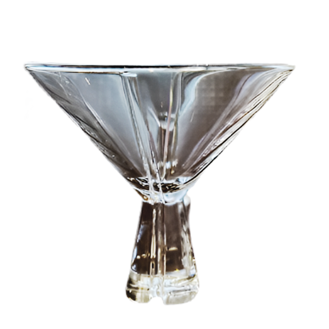 Nachtmann Cut Crystal Martini Glasses set of 4