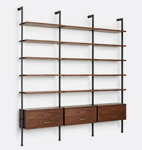 Rejuvenation Hardware Bookshelf Cabinet Units- SET OF 3