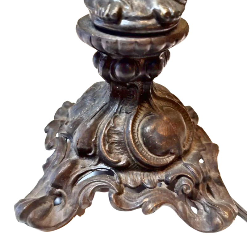 Vintage Table Lamp Antiqued Bronze