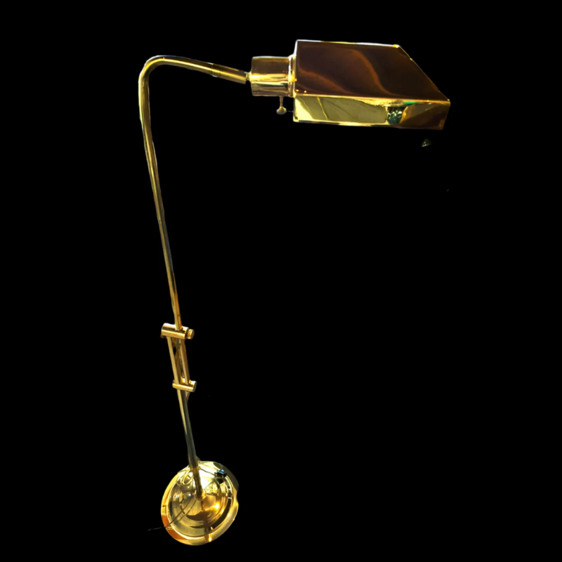 Vintage Brass Pharmacy Floor Lamp