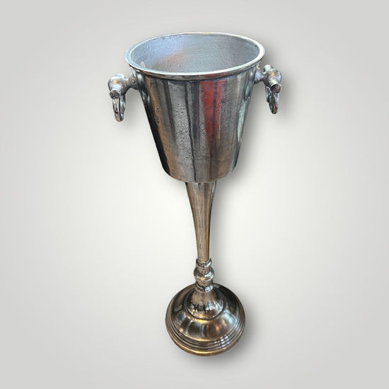 *Cast Metal Standing Champagne Ice Bucket