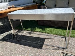 Blu Dot Minimalista Console table with Marble